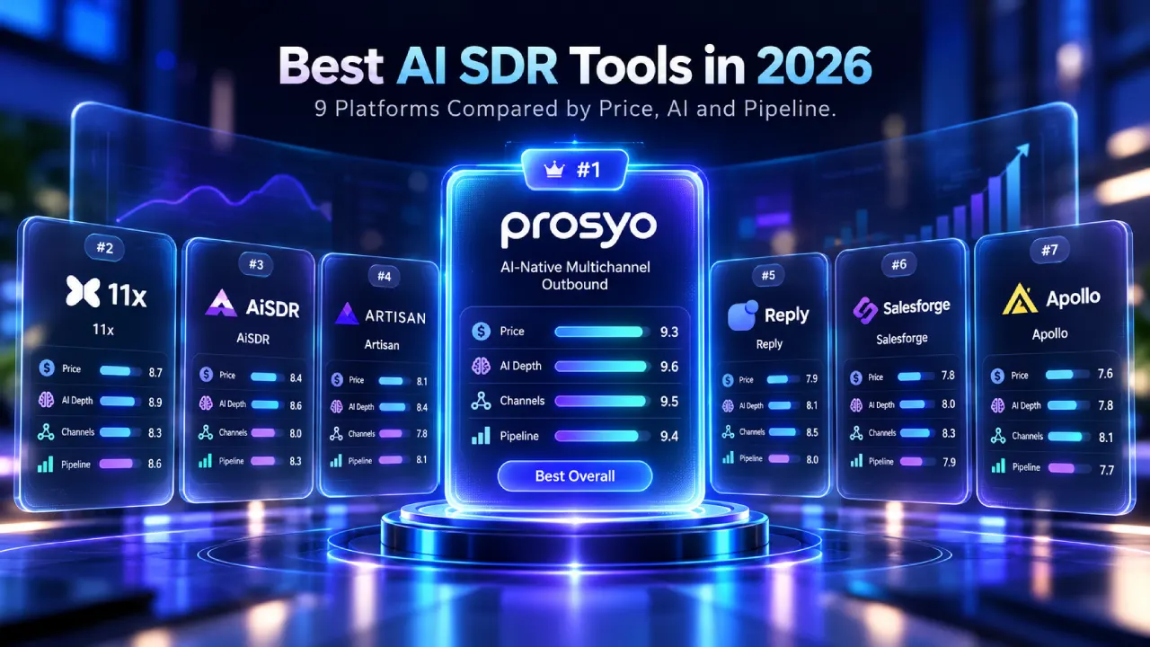 Best AI SDR Tools in 2026: 9 Platforms Compared by Price, AI and Pipeline